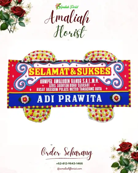 Papan Bunga Ucapan Selamat Bendungrejo